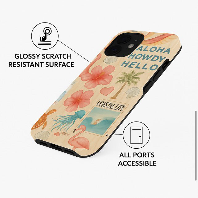 Seashore Sunskissed Phone Case – Aurrella Seashore Sunskissed Phone Case – Aurrella